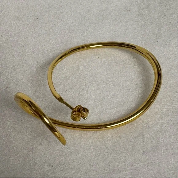 CHARLOTTE CHESNAIS Single Gold Vermeil Boucle D'oreille Looping Earring - Picture 4 of 15